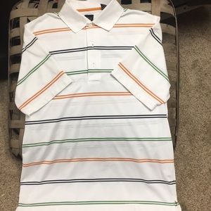 PAGE & TUTTLE button up polo golf shirt
